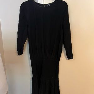Express Mini Ruffle Black dress